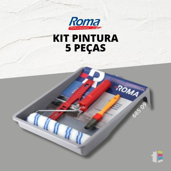 Imagem de Kit Pintura 5 peças Roma 685-09