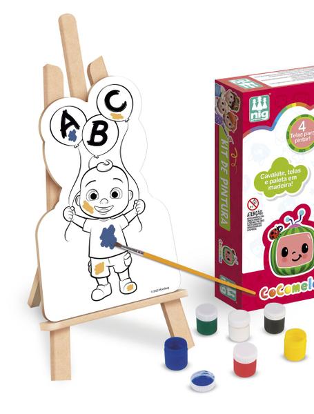 Imagem de Kit Pintura Cocomelon Com Cavalete Nig Baby 514