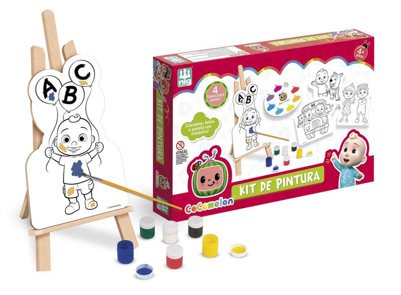 Imagem de Kit Pintura Cocomelon - Nig Brinquedos