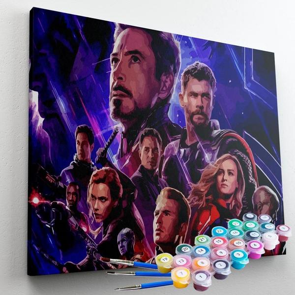 Imagem de Kit Pintura Terapêutica - Vingadores (Avengers) - Marvel