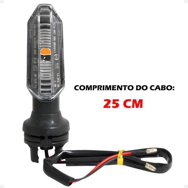 Imagem de Kit Pisca Seta Sequencial Led Modelo Cb Twister 250 2019 2020 2021 2022 Coxim Cg Fan Cargo Start 150 160