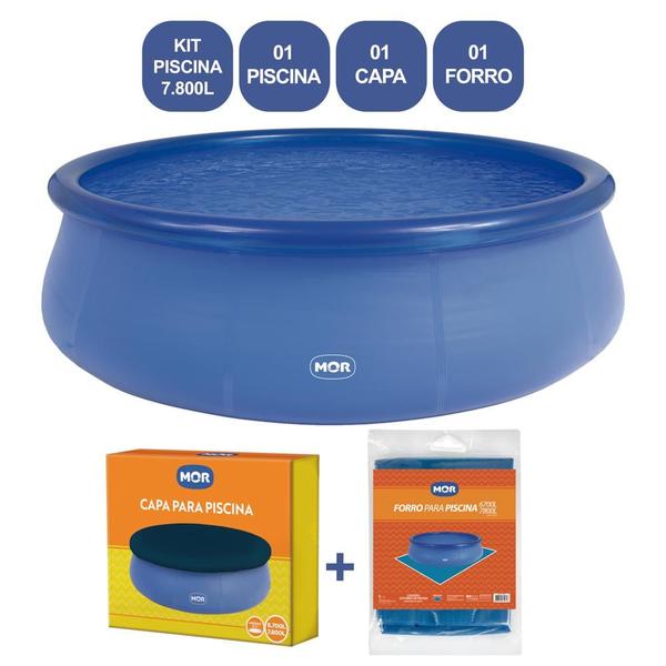 Imagem de Kit Piscina Circular Inflável 7.800 L