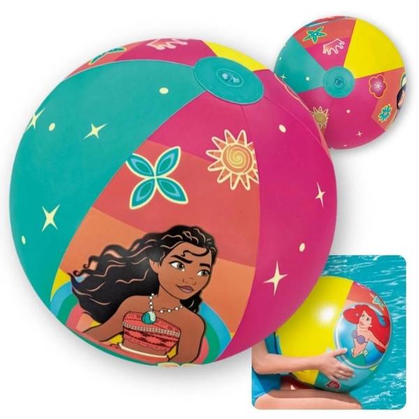 Imagem de Kit Piscina de Armacao Infantil 1000l + Capa + Forro + Bola Inflavel Das Princesas  Mor 