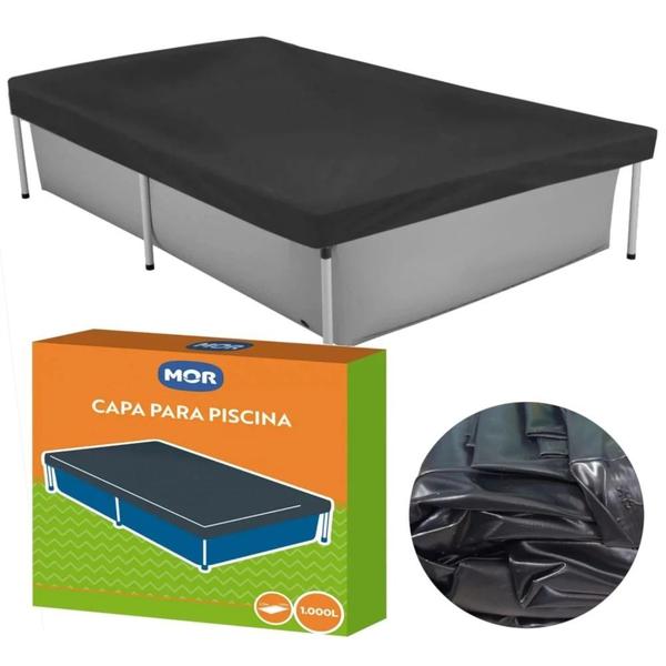 Imagem de Kit Piscina de Armacao Infantil 1000l + Capa + Forro + Bola Inflavel Das Princesas  Mor 