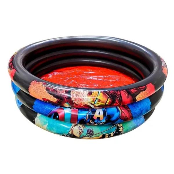 Kit Piscina Inflável 100 L Vingadores Com Bolinhas Sortidas - Etitoys Imagem de Kit Piscina Inflável 100 L Vingadores Com Bolinhas Sortidas