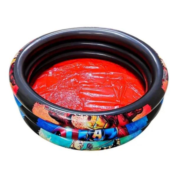 Kit Piscina Inflável 100 L Vingadores Com Bolinhas Sortidas - Etitoys Imagem de Kit Piscina Inflável 100 L Vingadores Com Bolinhas Sortidas