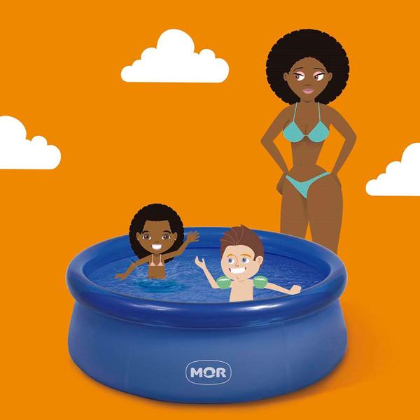 Kit Piscina Inflável Splash Fun 1000 Litros Infantil Filtro Bomba Vazão 2.200 L/h Inflador Sanfonado - Mor Imagem de Kit Piscina Inflável Splash Fun 1000 Litros Infantil Filtro Bomba Vazão 2.200 L/h Inflador Sanfonado - Mor
