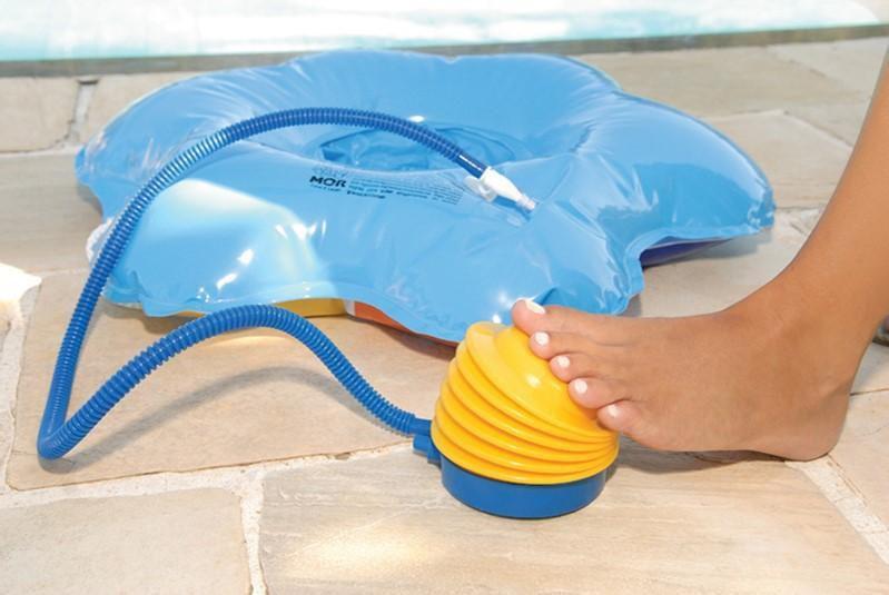 Imagem de Kit Piscina Inflável Splash Fun 1000L Inflador Sanfonado Mor