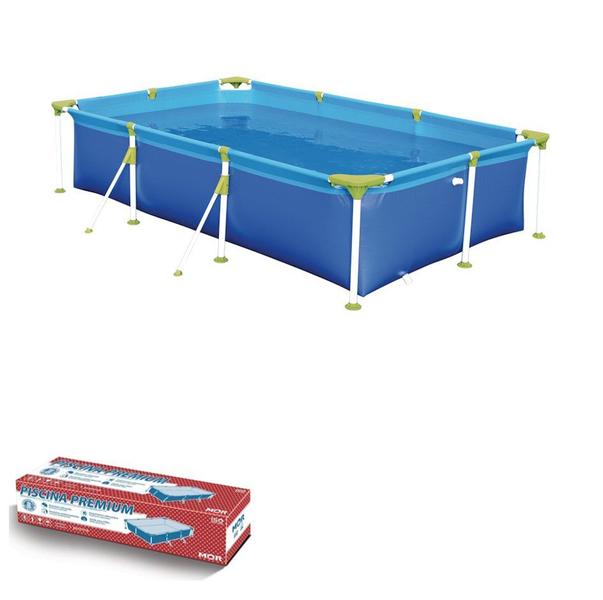 Imagem de Kit Piscina Premium 2500 Litros Capa Forro Filtro Boia Inflável Infantil Animais - 110V Mor