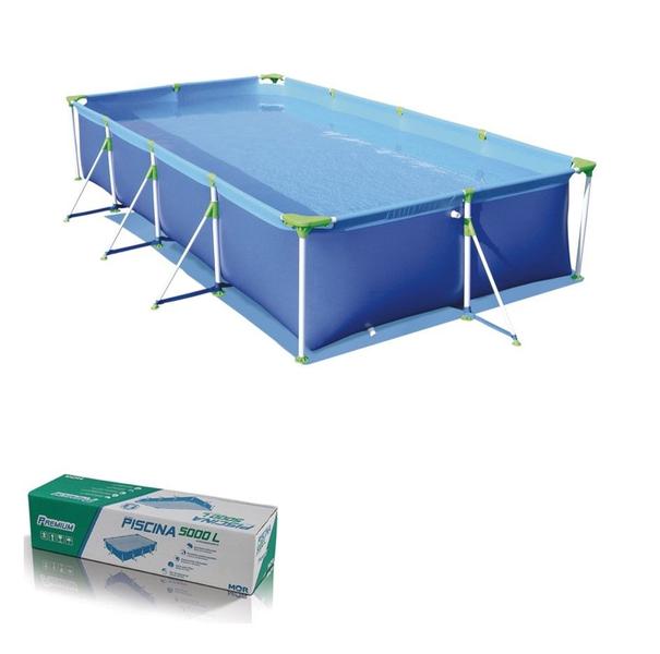 Imagem de Kit Piscina Premium 5000 Litros Capa Forro Filtro Boia Inflável Infantil Animais - 110V Mor