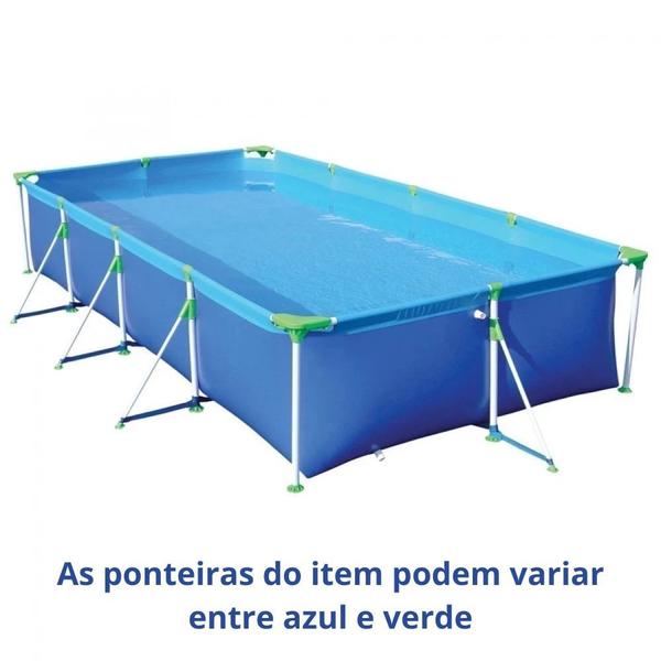 Imagem de Kit Piscina Premium 6200 L+ Oculos Natacao Infantil Roxo + Bola 33 Cm  Mor 