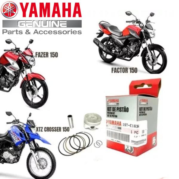 Imagem de Kit Pistão Anéis 1.00 Xtz Crosser 150 2015 2016 2017 2018 2019