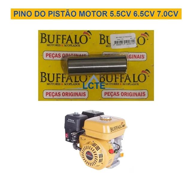 Imagem de Kit Pistão, Biela, Jg. Anéis, Pino e Anel Trava Motor 5.5hp