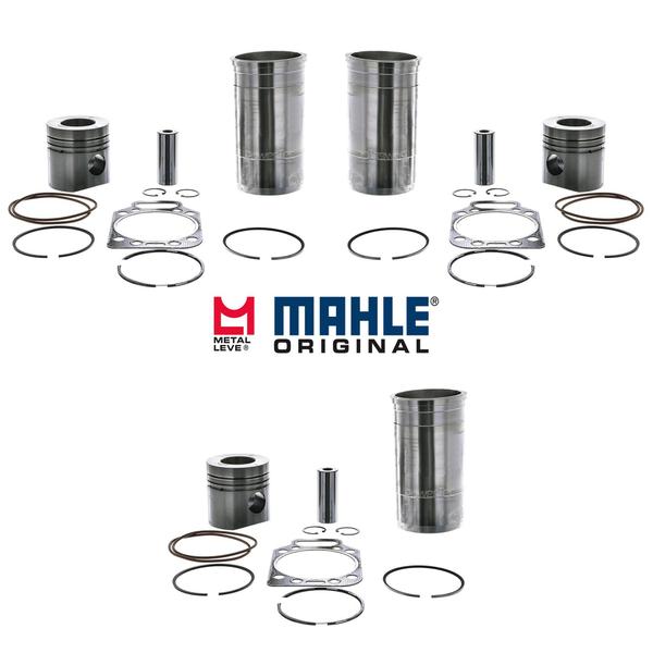 Imagem de Kit Pistão Camisa Anel Motor Juntas Mwm 229/3 - Metal Leve