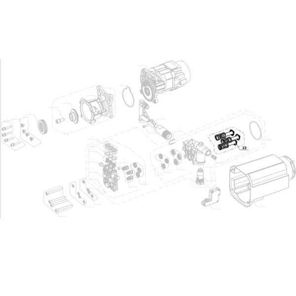 Imagem de Kit Pistão com Mola Compatível com Lavajato Vonder LAV2000