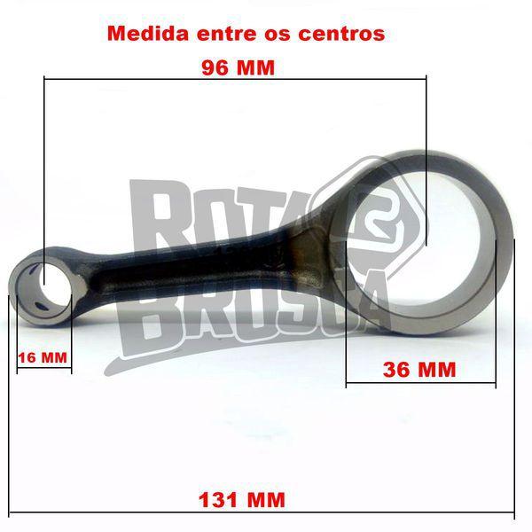 Imagem de Kit Pistão Xt 225 Kmp Premium Com Biela Txk Pino 16mm Para Cg 150