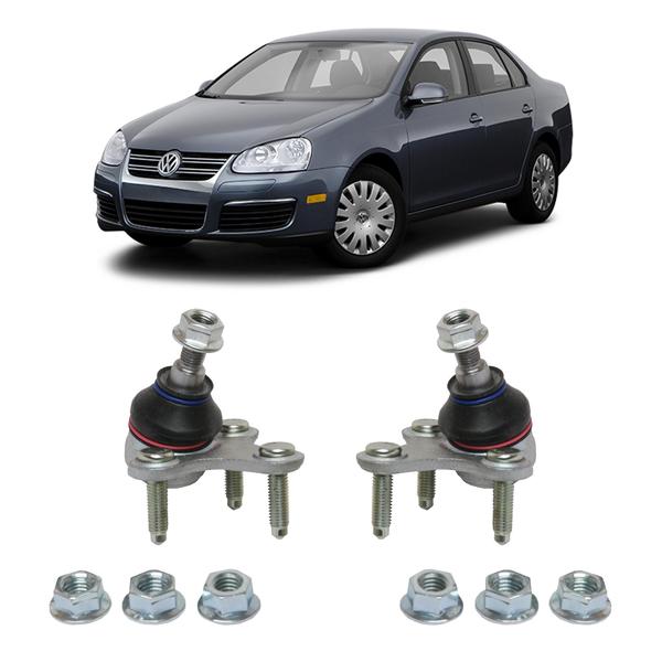 Imagem de Kit Pivo Bandeja Leque Dianteira Vw Jetta 2006 2007 2008 09