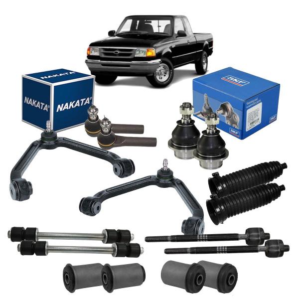 Kit Pivô Ranger 2006 2007 Bandeja Axial Bucha Coifa Terminal - NAKATA E SKF Imagem de Kit Pivô Ranger 2006 2007 Bandeja Axial Bucha Coifa Terminal