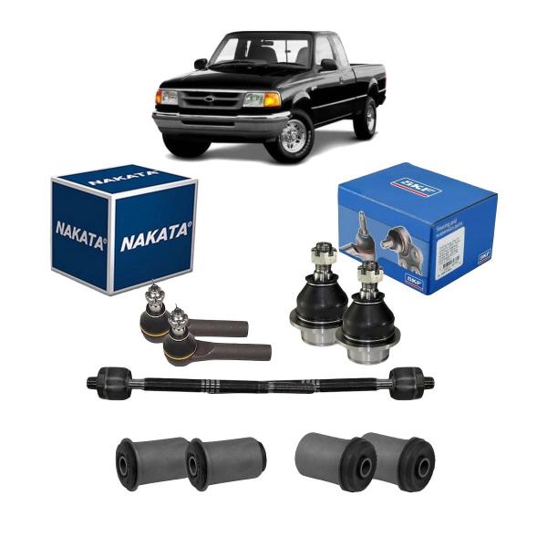 Kit Pivô Ranger 2008 Terminal Ponteira Barra Axial Bucha - NAKATA E SKF Imagem de Kit Pivô Ranger 2008 Terminal Ponteira Barra Axial Bucha