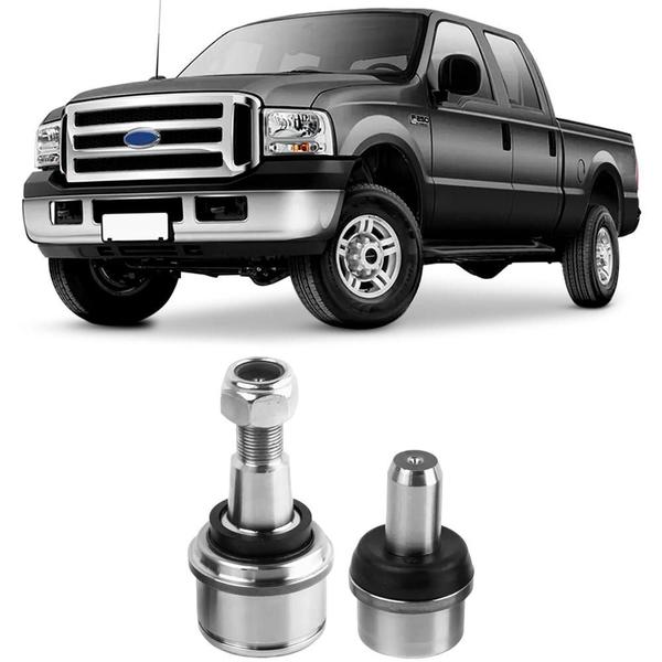 Imagem de Kit Pivô Suspensão F-250 F-350 Dianteiro Inferior Superior