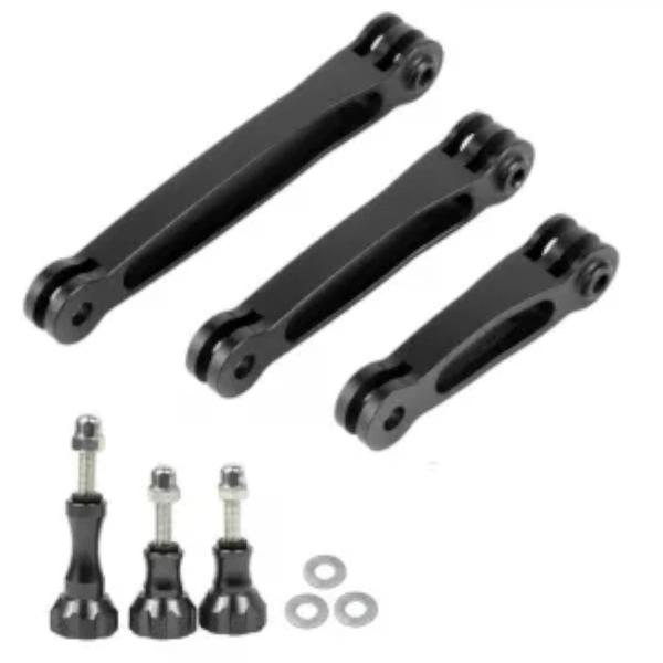 Imagem de Kit Pivot Extensor Alumínio para Câmeras GoPro e Similares