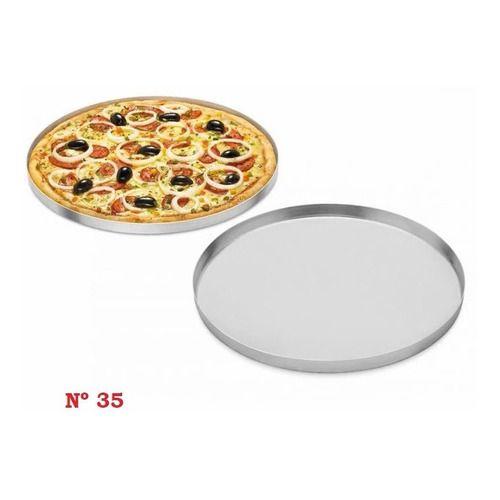 Imagem de Kit Pizza Forma Tampa Grande Aluminio