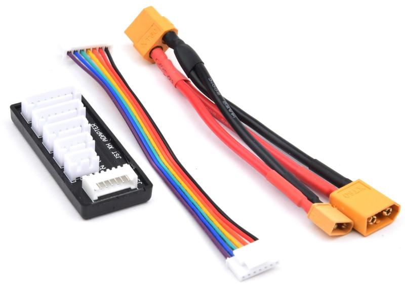 Imagem de Kit Placa Balanceadora Lipo Bateria 2-6s Adaptador XT60 XT30