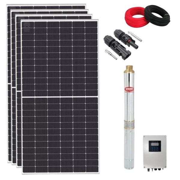 Imagem de Kit Placa Solar 2200W Bomba Ebara 750W 108V 98MCA Driver