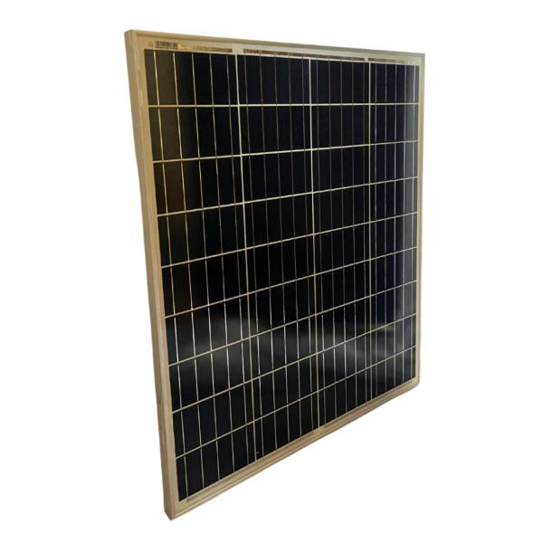 Imagem de Kit Placa Solar Fotovoltaica 80w + Inversor + Controlador