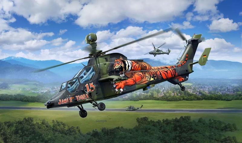 Imagem de Kit Plástico Eurocopter Tiger 15 Jahre Tiger 1:72 Revell 63839