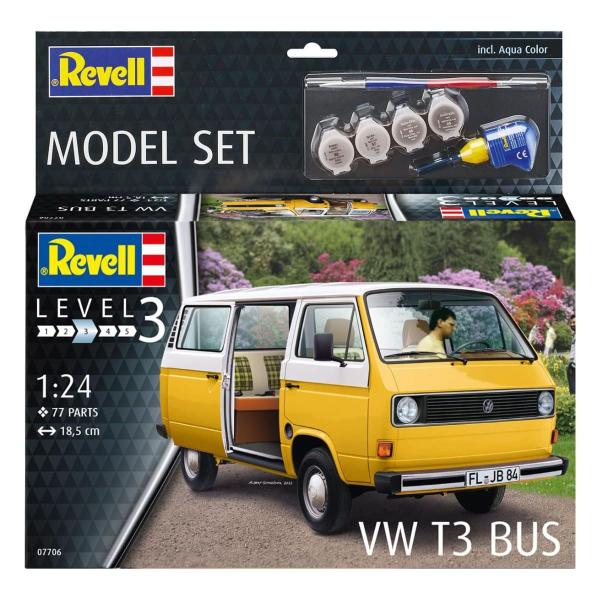 Imagem de Kit Plástico Kombi Vw T1 Bus 1/25 Revell 67706