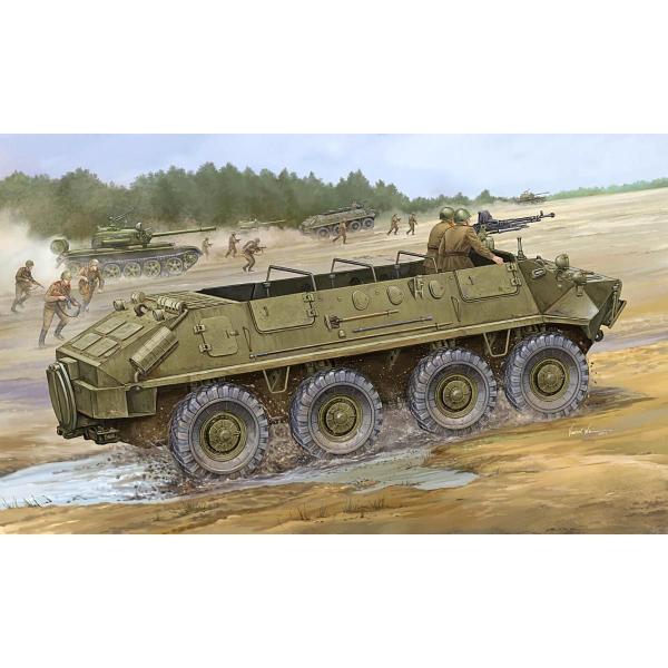 Imagem de Kit Plástico Veículo De Transporte Blindado Russo Btr-60P 1/35 Trumpeter Tpr 01542