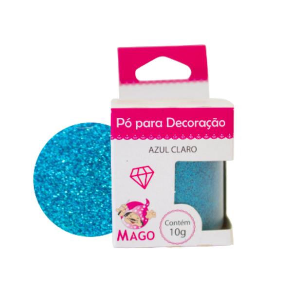 Imagem de Kit Pó Decoração Mago 10g - 7 Cores ( Novas Cores)