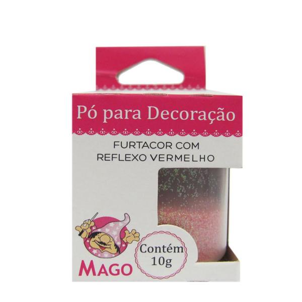 Imagem de Kit Pó Glitter Furta Cor Azul, Rosa e Vermelho + Pulverizador