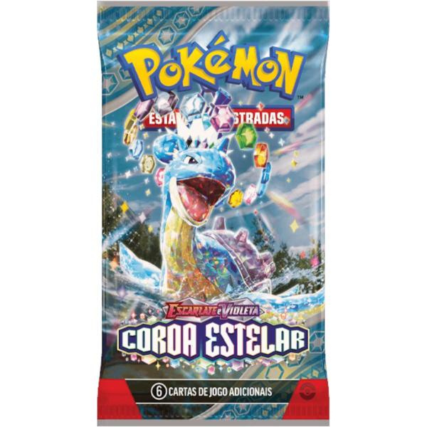 Imagem de Kit Pokemon EV7 Coroa Estelar 5 Boosters 30 Cartas