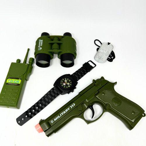 Imagem de Kit Policial Completo Arma E Acessórios Brinquedo Militar