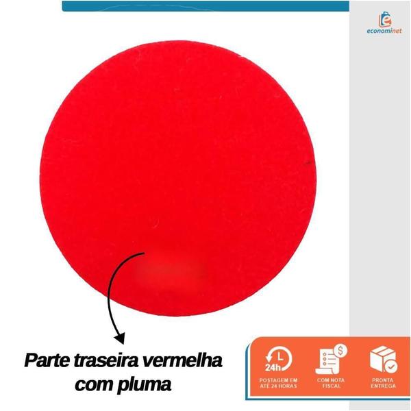 Imagem de Kit Polimento De Vidros Com Suporte E Disco Feltro Lã 125Mm