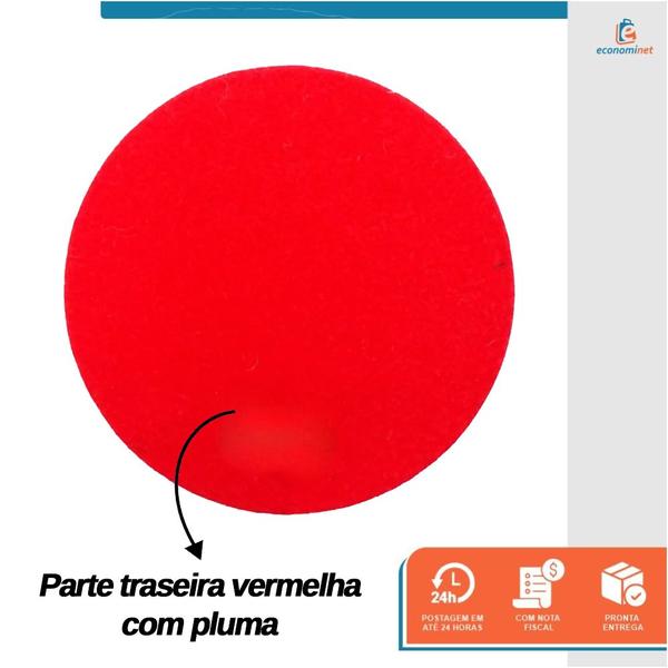 Imagem de Kit Polimento de Vidros para Furadeira Esmerilhadeira com Base de Lixa 125mm e Disco Feltro de Lã 5 Polegadas