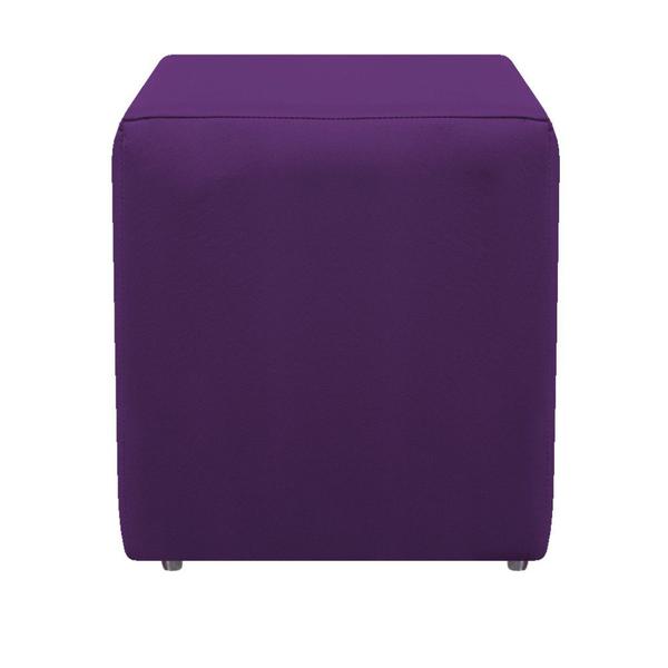 Imagem de kit Poltrona, Namoradeira Babel e Puff Banqueta Dado Sala de Espera Recepção Suede Roxo - DAMAFFÊ MÓVEIS