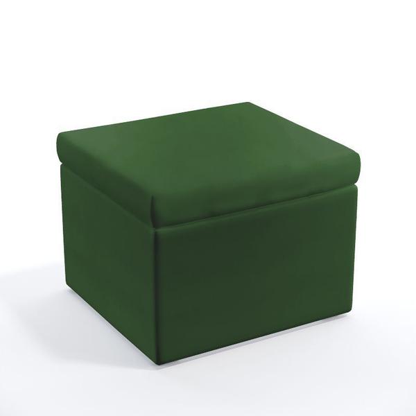 Imagem de Kit Poltrona Namoradeira e 2 Poltronas Vega com Puff Quasar Suede Verde Aradecor