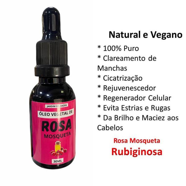 Imagem de Kit Pomada Clareadora de Rosa Mosqueta + óleo Vegetal Rosa Mosqueta 100% puro 30ml