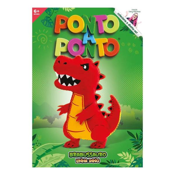 Imagem de Kit Ponto A Ponto linha Dino : Brabussauro