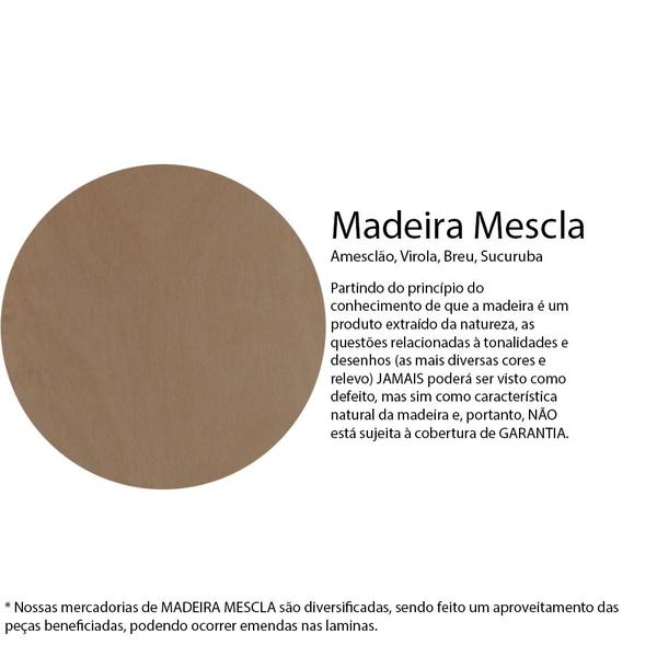 Imagem de Kit Porta Camarão de Madeira Mescla 72 X 2.10 Batente Ecológico 11 cm com Ferragens Lado Esquerdo - Hale