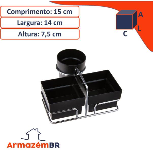 Imagem de Kit Porta Copos Descartável De Mesa Café Chá Água 50/80/200ml Suporte Porta Sachês - Future