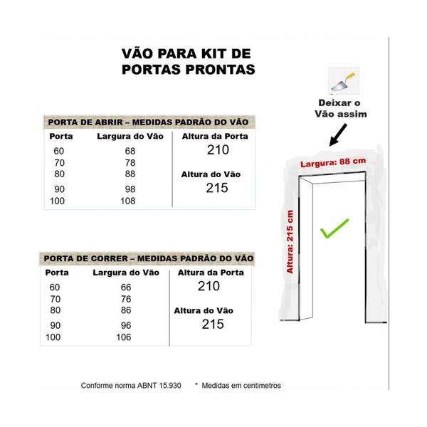 Imagem de Kit Porta de Madeira 210x80cm Lisa Laqueada Direita Moldufama Cinza