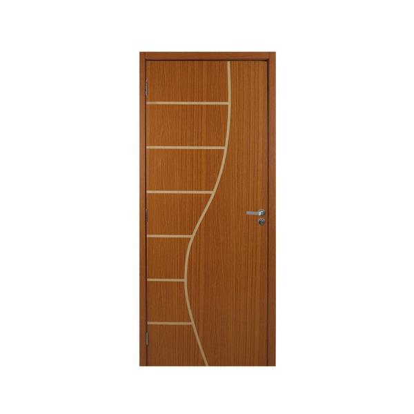 Imagem de Kit Porta de Madeira Decorada 215x94cm com Batente de MDF Ultra 10cm Cantareira MGM