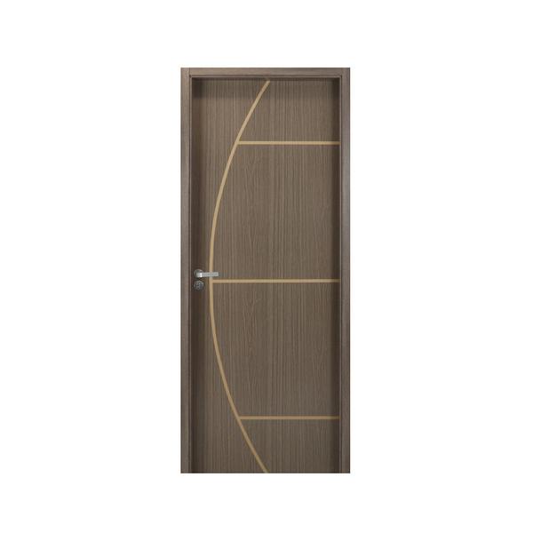 Imagem de Kit Porta de Madeira Decorada 215x94cm com Batente de MDF Ultra 16cm Gaúcha MGM