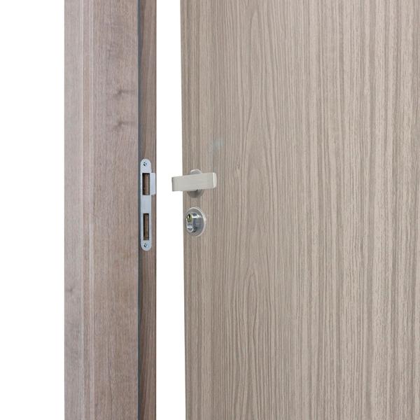 Imagem de Kit Porta de Madeira Decorada 215x94cm com Batente de MDF Ultra 16cm Mantiqueira MGM