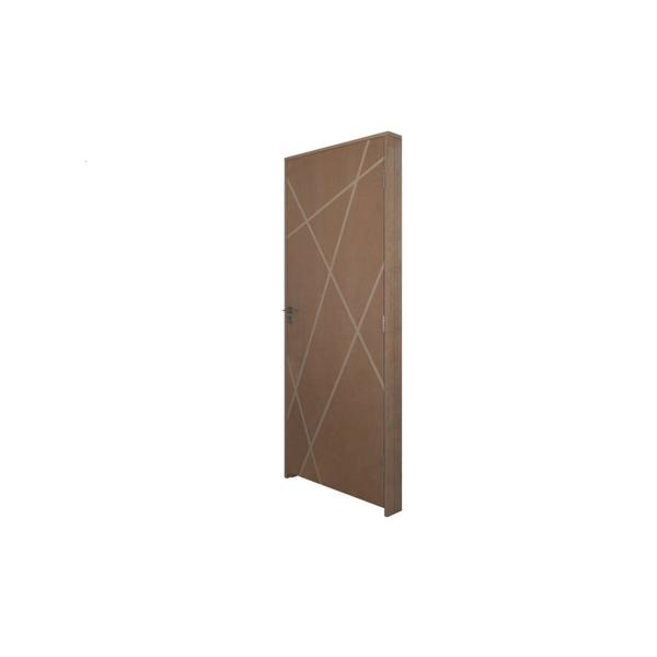 Kit Porta de Madeira Frisada 210x82cm Batente 14cm Fechadura Rolete e Puxador Rodam Portas Imagem de Kit Porta de Madeira Frisada 210x82cm Batente 14cm Fechadura Rolete e Puxador Rodam Portas