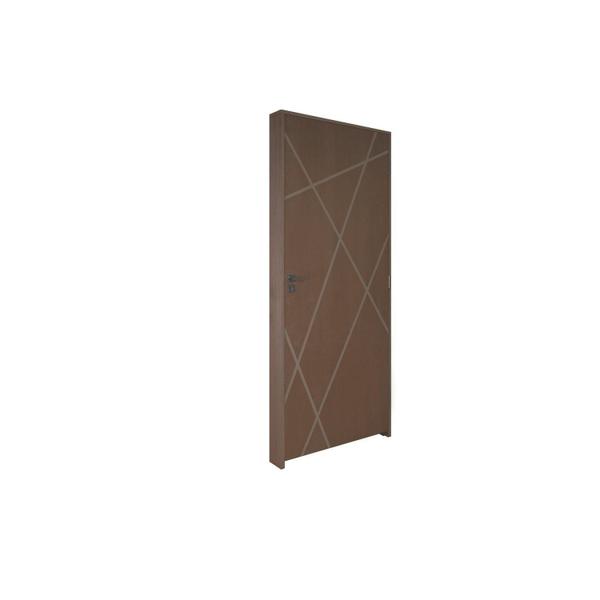 Kit Porta de Madeira Frisada 210x82cm Batente 14cm Fechadura Rolete e Puxador Rodam Portas Imagem de Kit Porta de Madeira Frisada 210x82cm Batente 14cm Fechadura Rolete e Puxador Rodam Portas